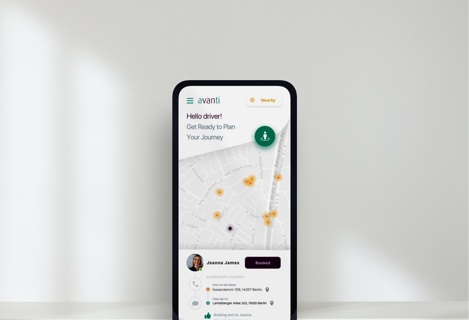 Avanti / on-demand shuttle service